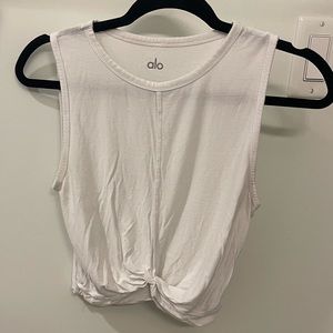 Alo White Cover Tank Size Small